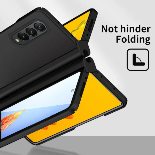 Anti-Knock Glass Protector Film Cases for Samsung Galaxy Z Fold 4 5G Fold3 Fold2 Fold4 Fold 3 2 Zfold4 S Pen Holder Case Cover - Image 5