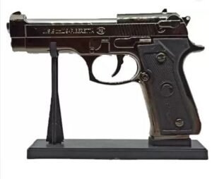 Wbd Premium Metal Essential Refillable U S 9mm M9 Pistol Pocket Lighter Featured
