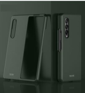 Case Creation Back Case For Galaxy Z Fold4 5gsamsung Galaxy Z Fold 4 5g Matte Finish Back Case Cover Guard Color Wine Green Featured