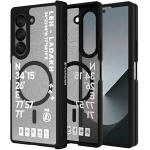 Ver Gps Edition Back Cover Case Compatible With Magsafe Magnetic Case For Galaxy Z Fold 6 Hinge Leh Ladakh Clear Featured