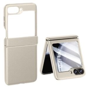 Back Cover Case For Samsung Galaxy Z Flip6 Shockproof Protective Urban Classic Grip Leather Case For Men Boys Featured