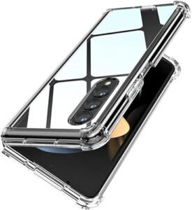 Zubitech Case For Samsung Galaxy Z Fold 3 Clear Case Hard Pc Back Soft Tpu Transparent Bumper Protective Cover Shockproof Scratch Resistant Case For Samsung Galaxy Z Fold3 5g Featured