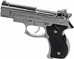 Gun Gas Lighter Pistol Lighter 7 65 Mm Heavy Weight Metal Body Gun Pistol Shaped With Barrel Pull Back System And Holster Pocket Lighter Smoking Filled With Gas Featured