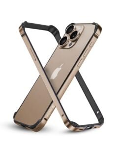 Raegr Iphone 16 Pro Case Anodized Aluminum Bumper Supports Mag Safe Wireless Charging Edge Armor Protective Minimal Case Designed For Iphone 16 Pro 6 3 Inch 2024 Desert Titanium Rg10579 Featured