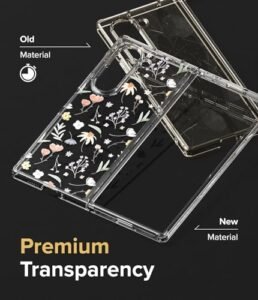 Gaffar India Fusion Design Compatible With Samsung Galaxy Z Fold 6 Case Cover Transparent Non Slip Hard Pc Shockproof Tpu Bumper Protective Phone Case For Z Fold 6 Back Cover 2024 Dry Flowers Featured
