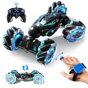 Heattack Pulkesh Stunt Gesture Induction Twisting Off Road Vehicle Light Music Drift Driving Remote Control Hand Senor Stunt Car 2 4g 4wd Toy Gift For Kids Toys Multi Color Featured