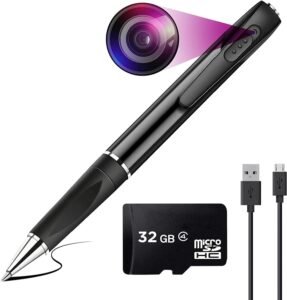 Ddlc Full Hd Pen Camera 1080p Video Audio Recording Indoor Outdoor Pocket Security Camera For Home Office Mettings Surveillance Featured