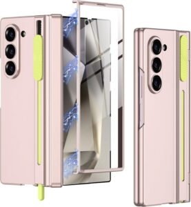 Gaffar India Ultra Hybrid Premium Matte Case For Samsung Galaxy Z Fold 6 Case With Pen Holder S Pen Not Included All Inclusive Magnetic Hinge Protection 9h Glass Screen Protector Fold 6 Case P Featured
