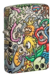 Crazy Collage 540 Color Pocket Lighter Featured