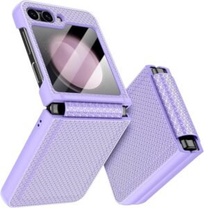 Textured Grip Hinge Protection Back Cover For Samsung Galaxy Z Flip6 Z Flip 6 With Inbuilt Glass Full Body Shockproof Hard Back Case Gallery 7