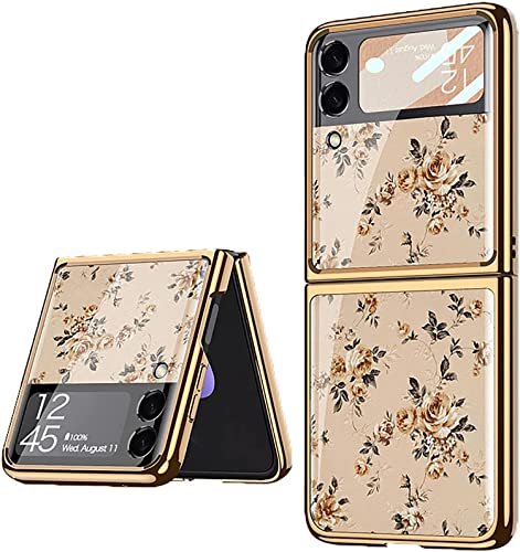 9h Glass Back Case For Samsung Galaxy Z Flip 4 Ultra Thin Full Body Protection Folding Hard Back Cover Featured