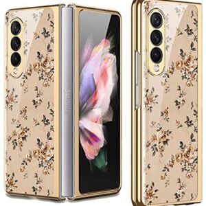 9h Glass Back Case For Samsung Galaxy Z Fold 3 Ultra Thin Full Body Protection Folding Hard Back Cover Design 1 Featured