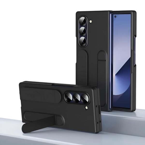 Acedun Ultra Slim Premium Wrist Strap Case Compatible With Samsung Galaxy Z Fold6 Galaxy Fold 6 Case Cover With Kickstand Gallery 1