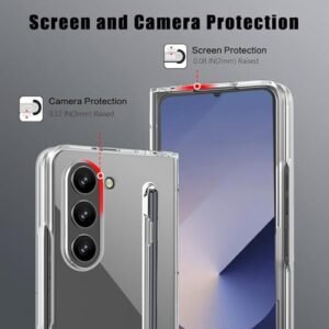Afengbox For Samsung Galaxy Z Fold 6 5g Caseslim Z Fold 6 Clear Phone Case With S Pen Holder %ef%bc%86 Screen Protectoranti Scratches Shockproof Protective Cover For Samsung Fold 6 2024clear Featured