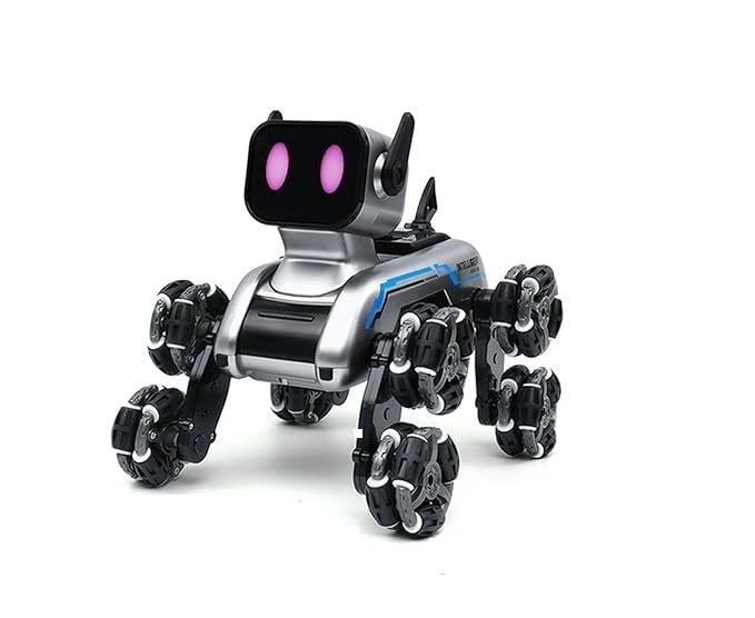Ashi Sales Robot Dog Toy Remote Control Car For Kids 8 Wheels Hand Controlled Rc Stunt Car Toys For Boys Girls Age 6 7 8 9 10 11 12 13 Year Featured