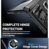 Atatoo For Samsung Galaxy Z Fold 6 Case With Kickstand Belt Clip Hinge Protection Hd Screen Protector Metal Stand Rugged Shockproof Phone Cover Case For Z Fold 6 2024 5g Black Featured