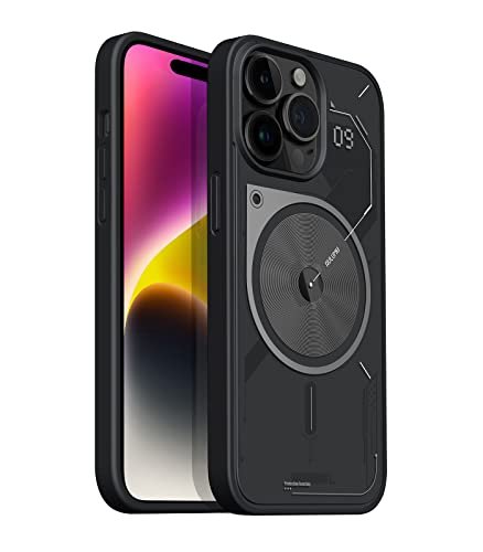 Aulumu A15 Magnetic Case For Iphone 14 Pro Max Case Compatible With Magsafe Semitranslucent Matte Cover Hard Shell Anti Fingerprint Slim Soft Tpu Frame 6 7inch Black Featured