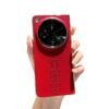 Back Cover Case For Oneplus Open Shockproof Protective Refined Elegance Electroplated Leather Case For Men Boysred Featured