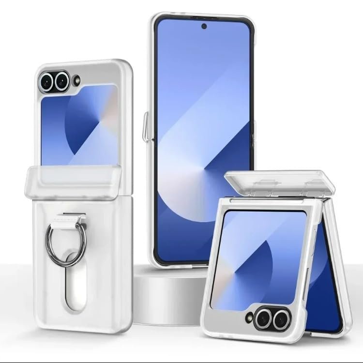 Back Cover Case For Samsung Galaxy Z Flip6 Shockproof Protective Vault Shield Card Holder Ring Case Featured