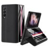 Back Cover Case For Samsung Galaxy Z Fold4 Shockproof Protective Colored Strap Glass Flip Case For Men & Boys