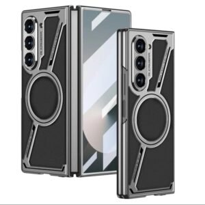 Back Cover Case For Samsung Galaxy Z Fold5 Shockproof Protective Fortress Elite Pro Metal Case For Men Boys Featured