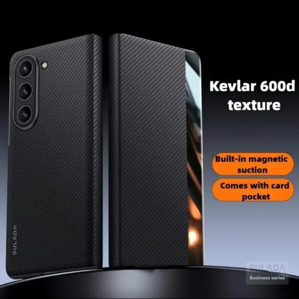 Back Cover Case For Samsung Galaxy Z Fold5 Silicone Shockproof Protective Kevlarra Case For Men Boys Gallery 5