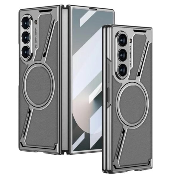 Back Cover Case For Samsung Galaxy Z Fold6 Shockproof Protective Fortress Elite Pro Metal Case For Men Boys Gallery 6