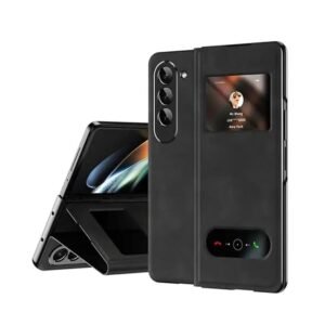 Back Cover Case For Samsung Galaxy Z Fold6 Shockproof Protective Napa Leather Business Case For Men Boys Featured