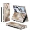 Back Cover Case For Samsung Galaxy Z Fold6 Shockproof Protective Premium Marble Pattern Case For Men & Boys