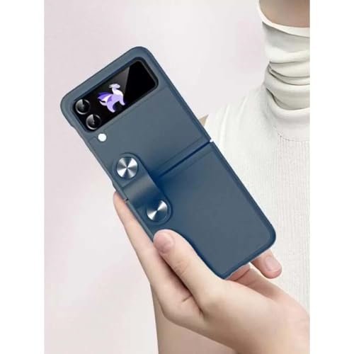 Back Cover For Samsung Galaxy Z Flip 4 Flip4 5g Light Weight Adjustable Strap Bracket Protective Case Featured