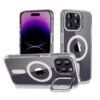 Basics Iphone 14 Pro Max Case Compatible With Magsafe Adjustable Camera Ring Stand Scratch Resistant Back Military Grade Protection Tpu Classic Magnetic Back Cover With Kickstand Clear Featured