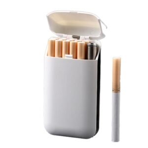 Bebo Creations Multifunctional 20 10 Pack Thick Cigarette Case Cover Box Usb Rechargeable Windproof Electric Lighter Cigarette Case Cover For Menwomen Featured