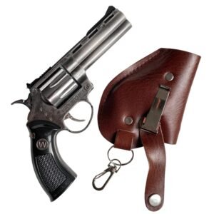 Bikrify Antique Red Flame Lightweight Refillable Revolver Gun Banduk Shape Cigarette Gas Lighter Pocket Lighter Pocket Lighter Antique Red Flame Lightweight Refillable Revolver Featured