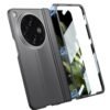 Blade Series Slim Hard Back Case Cover With Magnetic Hinge Cover Front Glass For Oneplus Open Grey Polycarbonate Featured