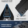 Bxyjy For Samsung Galaxy Z Fold 6 Case With S Pen Holder Kickstand Screen Protector Hinge Protection Slim Fit Rugged Hard 360 Full Body Cover Protective Phone Case For Samsung Z Fold 6 Bl Featured