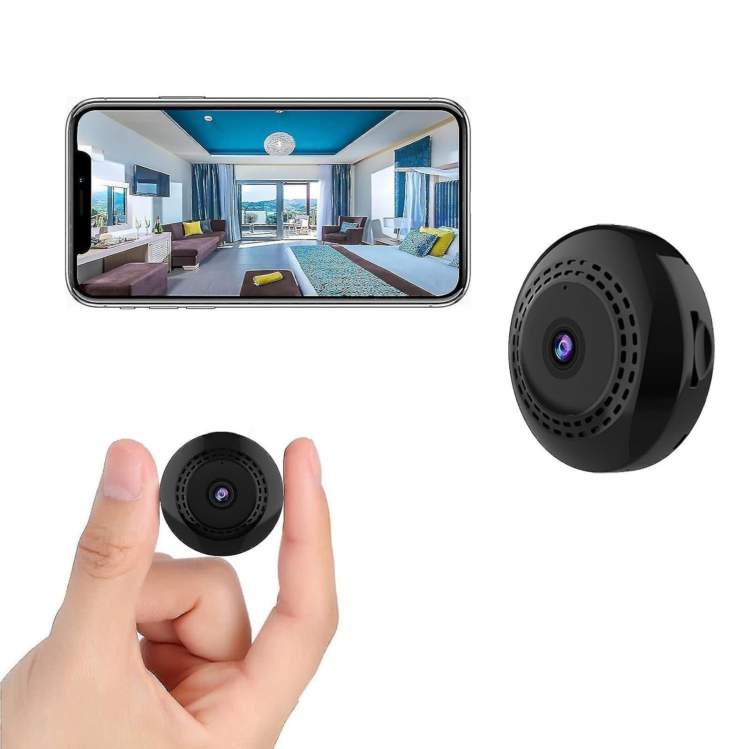 Camleigh Spy Magnet Mini Spy Magnetic Live Stream Night Vision Ip Wireless 1080p V380pro Wifi Cctv Security Camera For Home Outdoor High Hd Focus Hidden Camera For Home Offices Security Featured