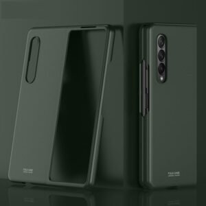 Case Creation Back Case For Galaxy Z Fold4 5gsamsung Galaxy Z Fold 4 5g Matte Finish Back Case Cover Guard Color Wine Green Featured