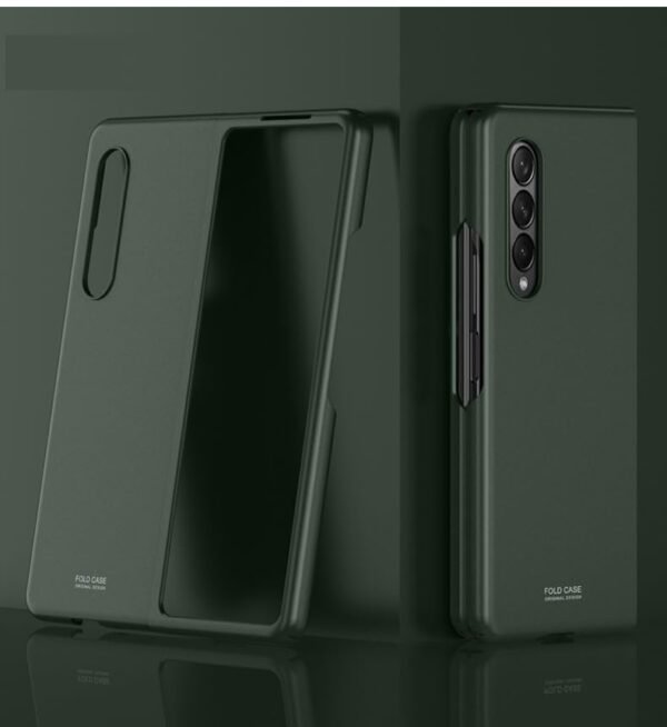 Case Creation Back Case For Galaxy Z Fold4 5gsamsung Galaxy Z Fold 4 5g Matte Finish Back Case Cover Guard Color Wine Green Featured
