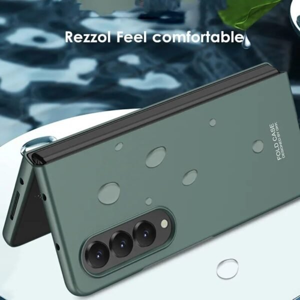 Case Creation Back Case For Galaxy Z Fold4 5gsamsung Galaxy Z Fold 4 5g Matte Finish Back Case Cover Guard Color Wine Green Gallery 3