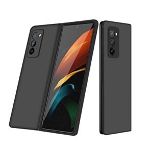 Case Creation Back Case For Samsung Z Fold 2samsung Galaxy Z Fold 2 2022 Matte Finish Back Case Cover Guard Color Dark Black Featured