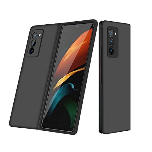 Case Creation Back Case For Samsung Z Fold 2samsung Galaxy Z Fold 2 2022 Matte Finish Back Case Cover Guard Color Dark Black Featured