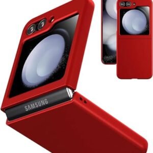 Case Creation Brand For Galaxy Z Flip 5 Back Coverhard Back Grip Matte Case 360 Protection For Samsung Galaxy Z Flip 5 Galaxy Z Flip5 Maroon Wine Red Featured