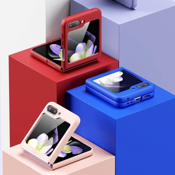 Case Creation For Galaxy Z Flip5 5g Back Casebranded Luxury Rubberised Matte Hard Case Back Phone Cover For Samsung Galaxy Z Flip5 5g Sm F711bzeainu 5g Color Luxury Blue Gallery 3