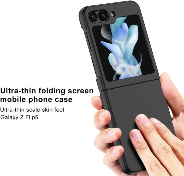 Case Creation For Samsung Galaxy Z Flip5 5g Back Casebranded Luxury Rubberised Matte Hard Case Back Phone Cover For Samsung Galaxy Z Flip5 5g Color Luxury Black Gallery 2