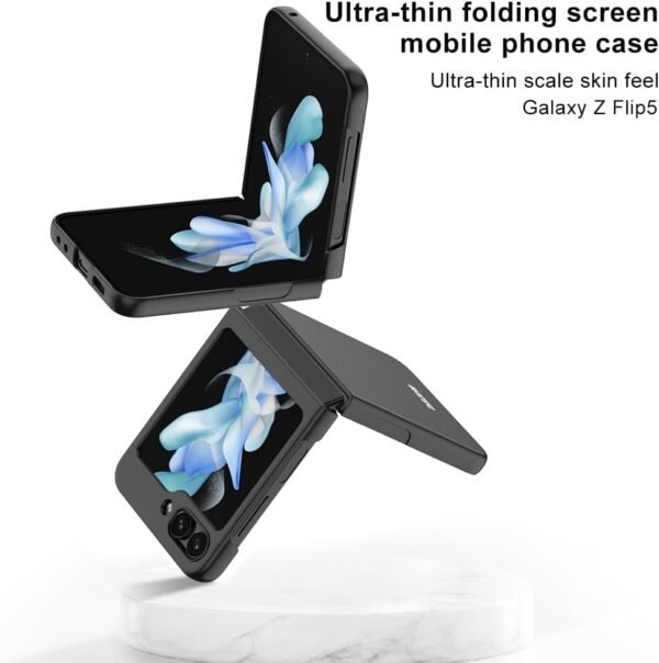 Case Creation For Samsung Galaxy Z Flip5 5g Back Casebranded Luxury Rubberised Matte Hard Case Back Phone Cover For Samsung Galaxy Z Flip5 5g Color Luxury Black Gallery 4