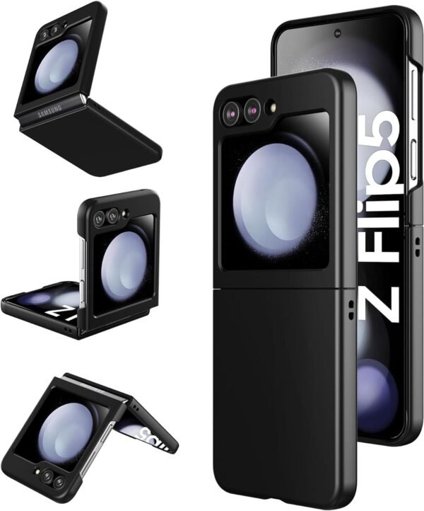 Case Creation For Samsung Galaxy Z Flip5 5g Back Casebranded Luxury Rubberised Matte Hard Case Back Phone Cover For Samsung Galaxy Z Flip5 5g Color Luxury Black Gallery 7