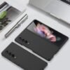 Case Creation For Samsung Galaxy Z Fold3 5G Back Case,Branded Luxury Rubberised Matte Hard Case Back Phone Cover For Samsung Galaxy Z Fold3 5G Color - Luxury Black