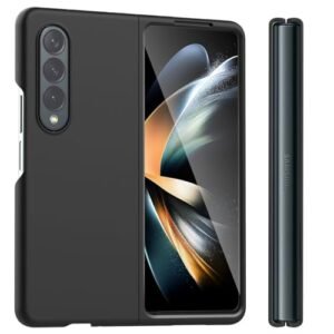 Case Creation For Samsung Galaxy Z Fold4 5g Back Casebranded Luxury Rubberised Matte Hard Case Back Phone Cover For Samsung Galaxy Z Fold4 5g Color Luxury Black Featured
