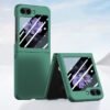 Case Creation For Samsung Z Flip5 Back Casebranded Luxury Rubberised Matte Hard Case Back Phone Cover For Samsung Galaxy Z Flip5 5g Color Royal Green Featured