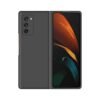 Case Creation New Premium Original Quality Imported Exclusive Matte Rubberised Finish Frosted Hard Back Shell Case Cover Guard Protection For Samsung Galaxy Z Fold 2 - Pitch Black